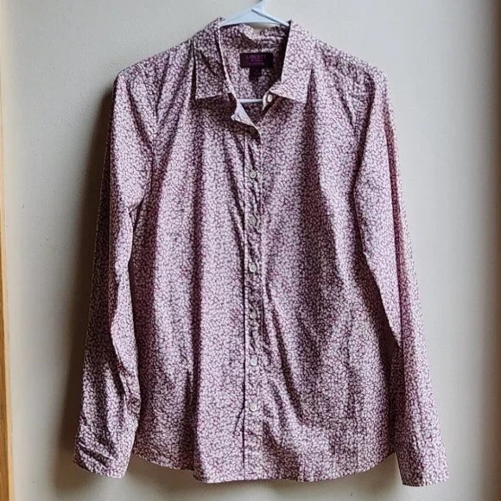 Liberty Art Fabrics For J. Crew Floral Print Button Down Shirt Size 6